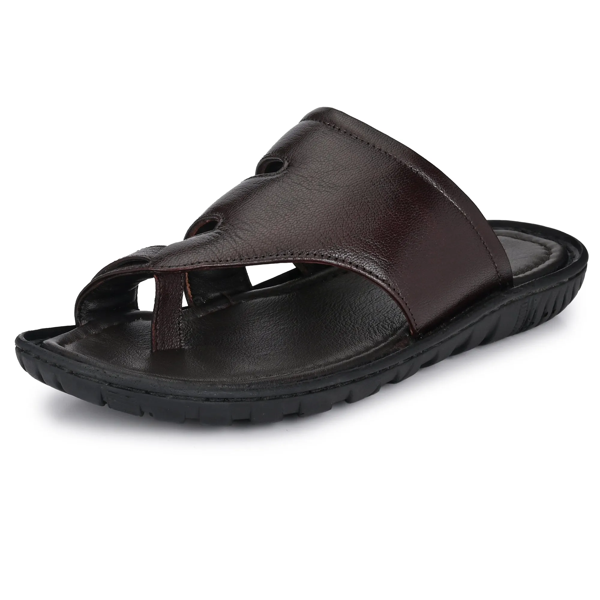 Casual Sophistication Men's Classic Leather Slippers for Men's