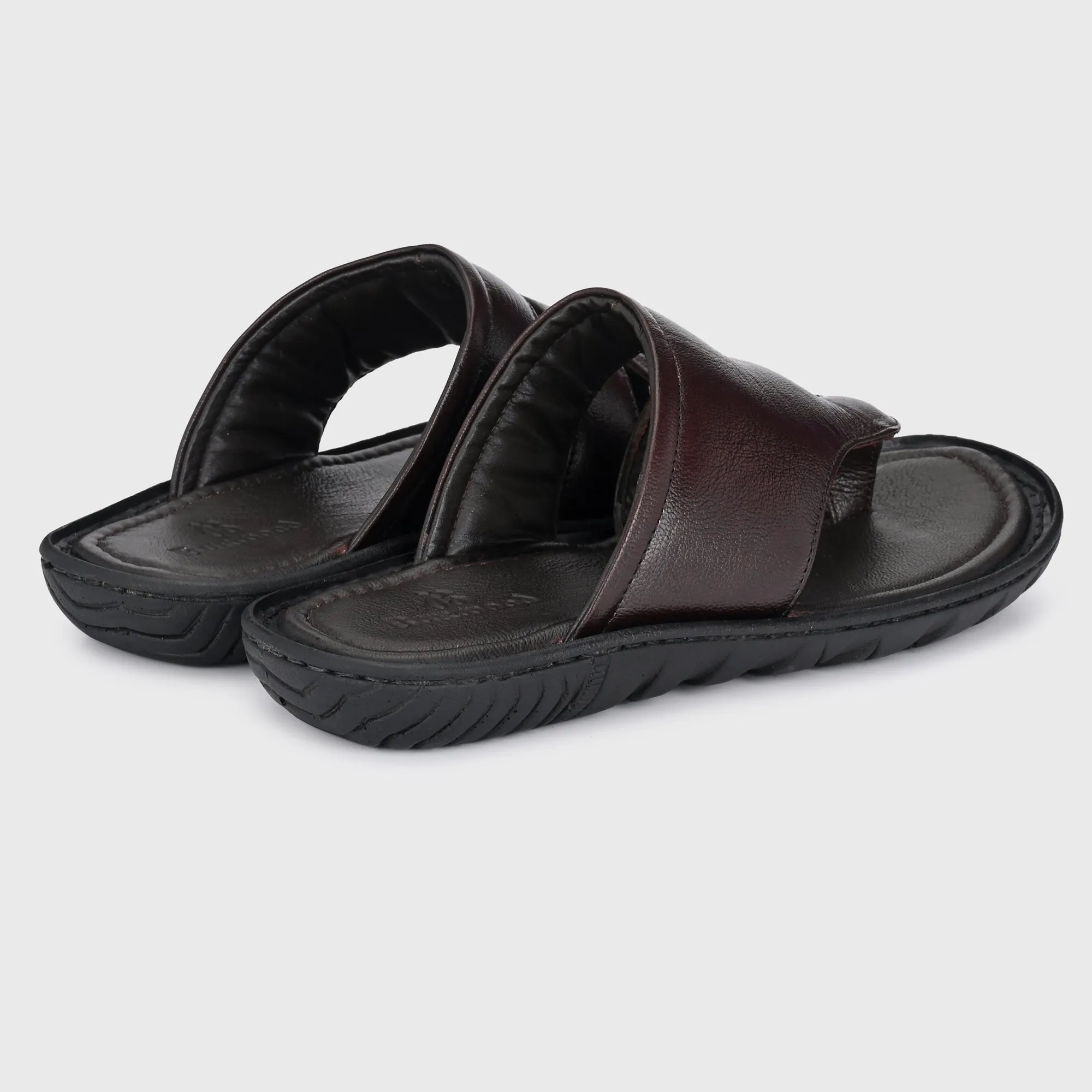 Casual Sophistication Men's Classic Leather Slippers for Men's