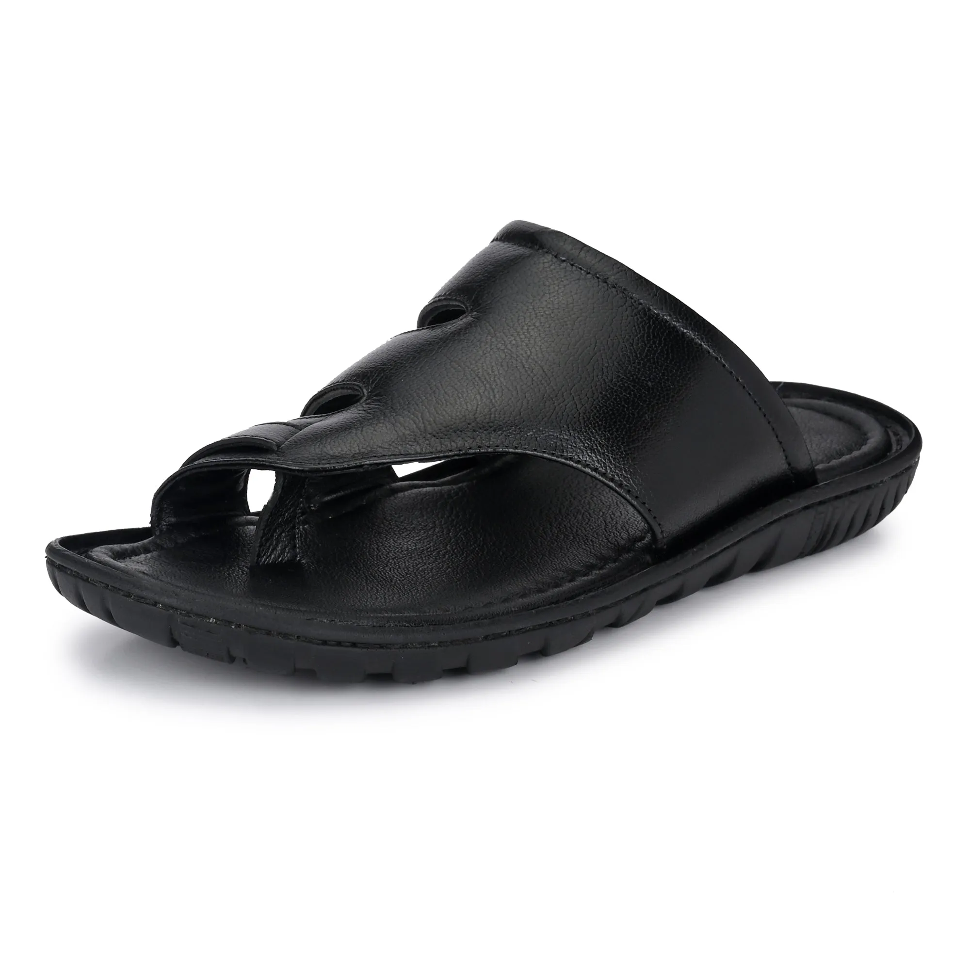 Casual Sophistication Men's Classic Leather Slippers for Men's