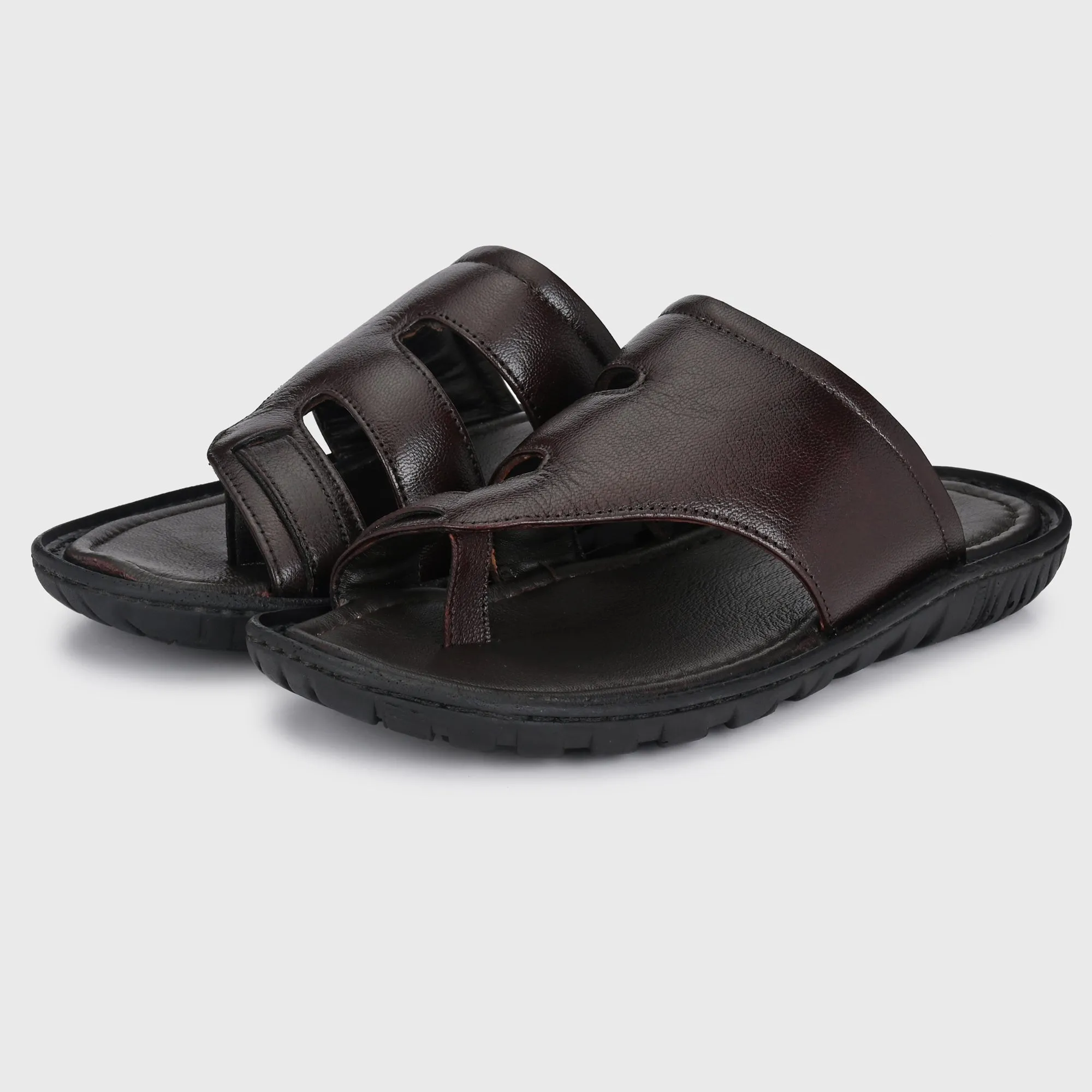 Casual Sophistication Men's Classic Leather Slippers for Men's