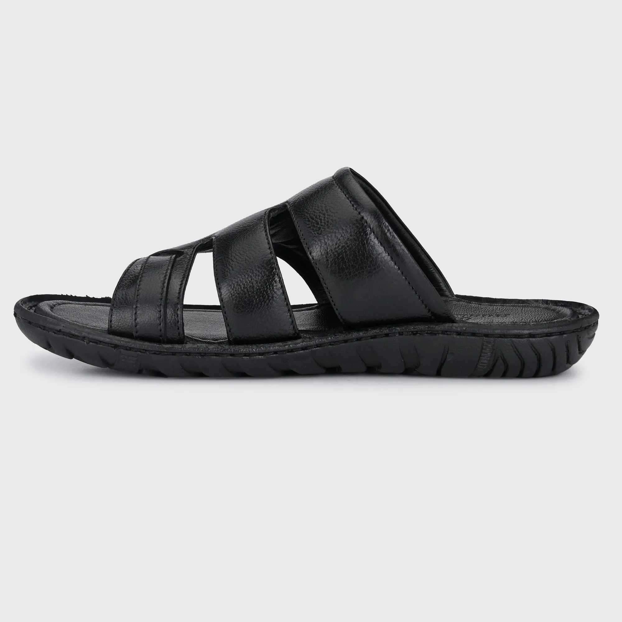 Casual Sophistication Men's Classic Leather Slippers for Men's