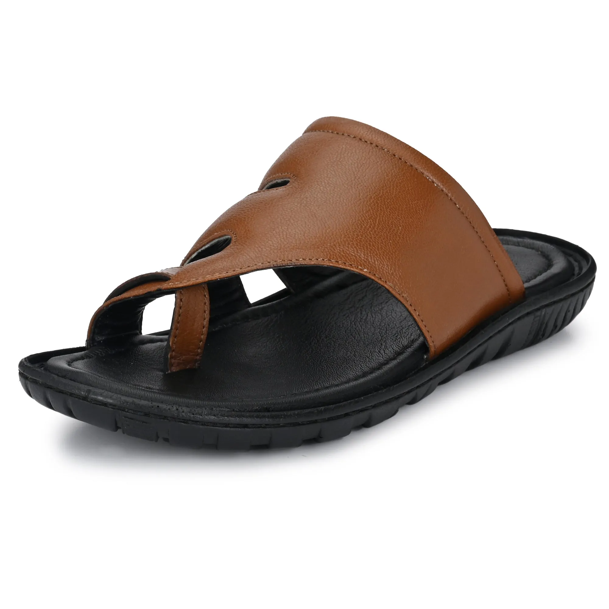 Casual Sophistication Men's Classic Leather Slippers for Men's