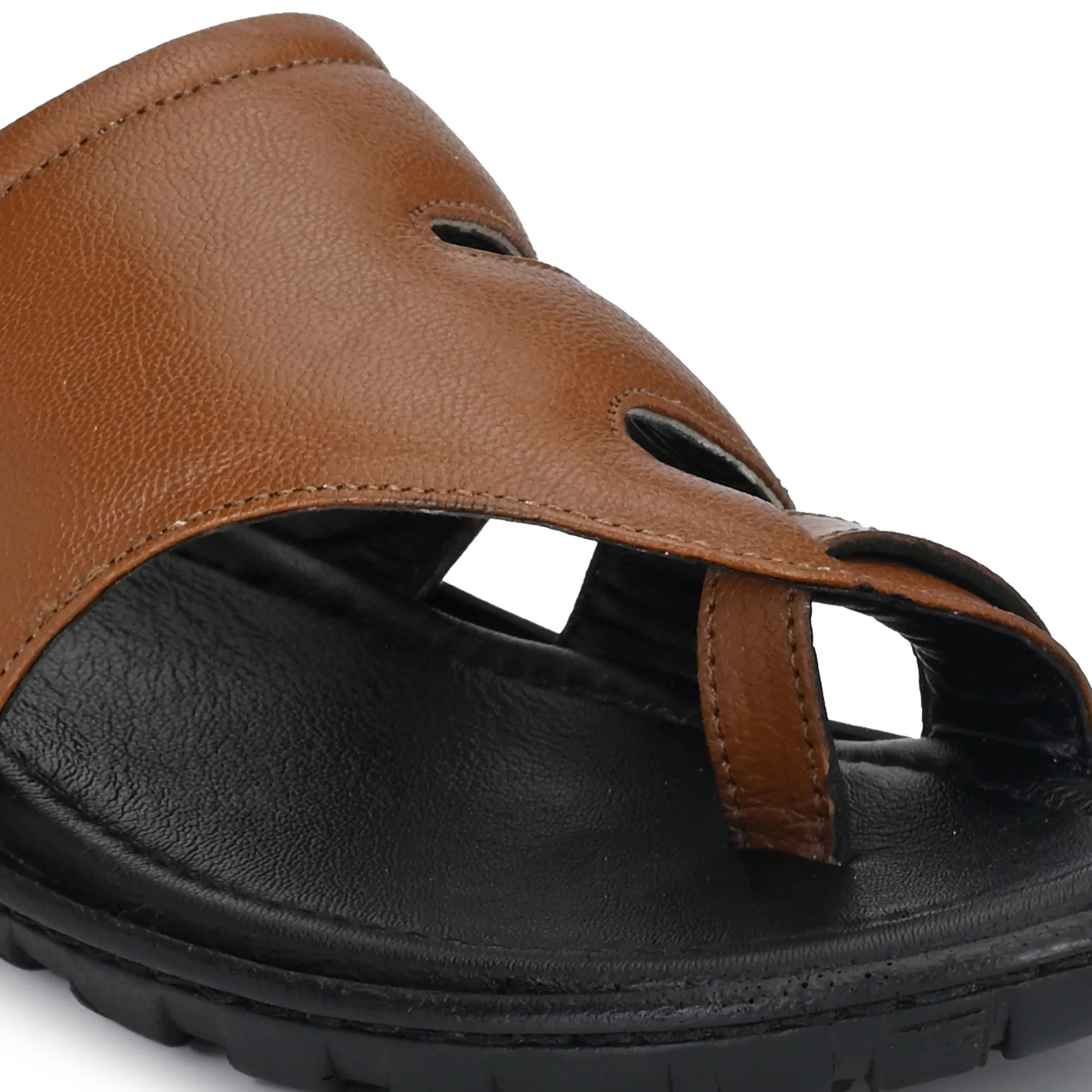 Casual Sophistication Men's Classic Leather Slippers for Men's