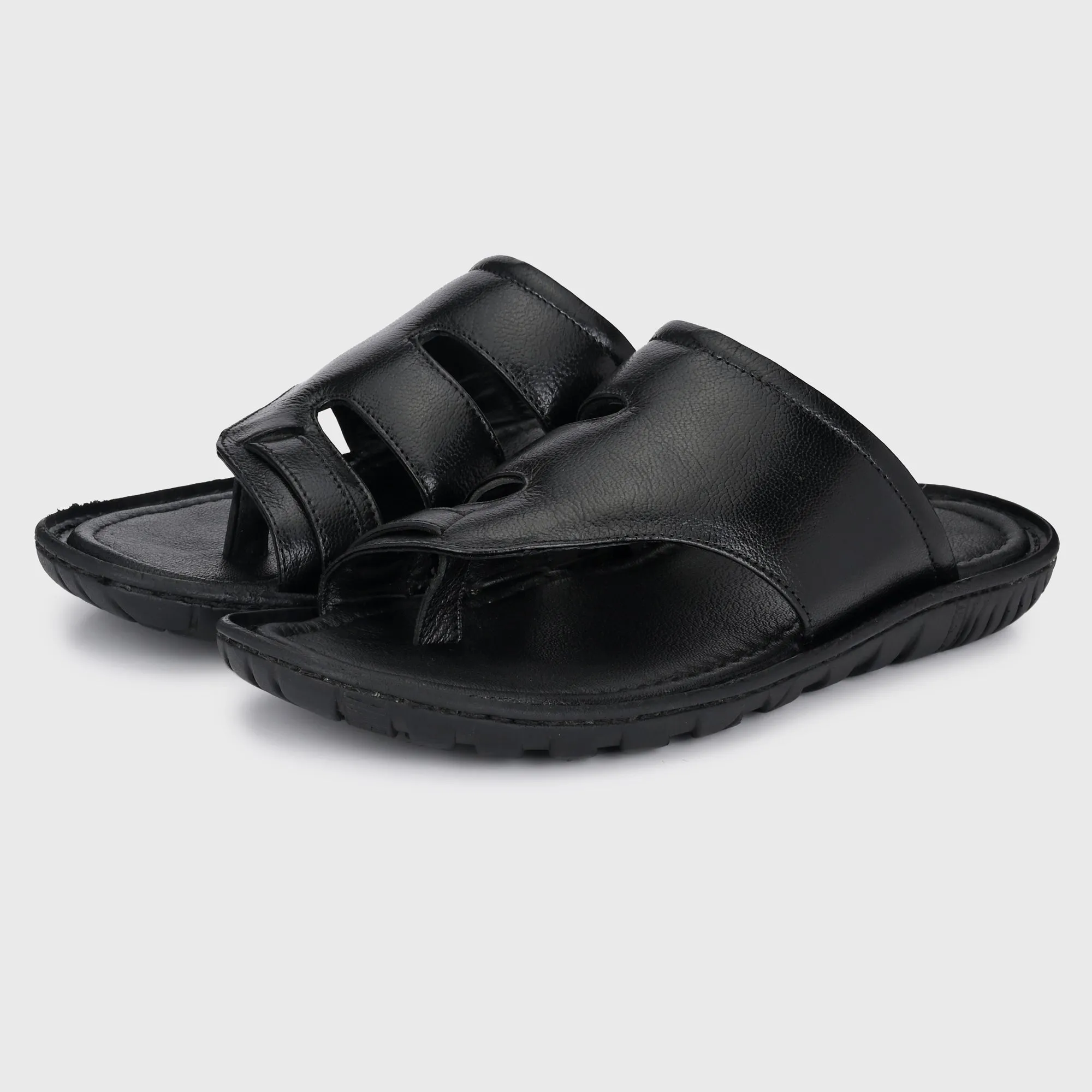 Casual Sophistication Men's Classic Leather Slippers for Men's