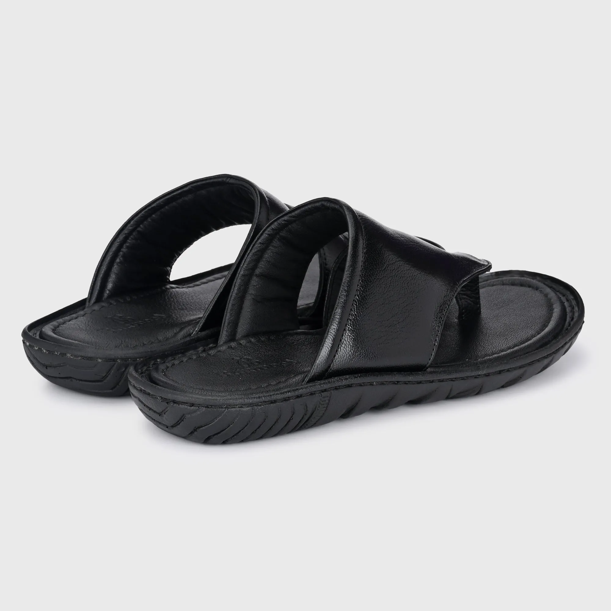 Casual Sophistication Men's Classic Leather Slippers for Men's