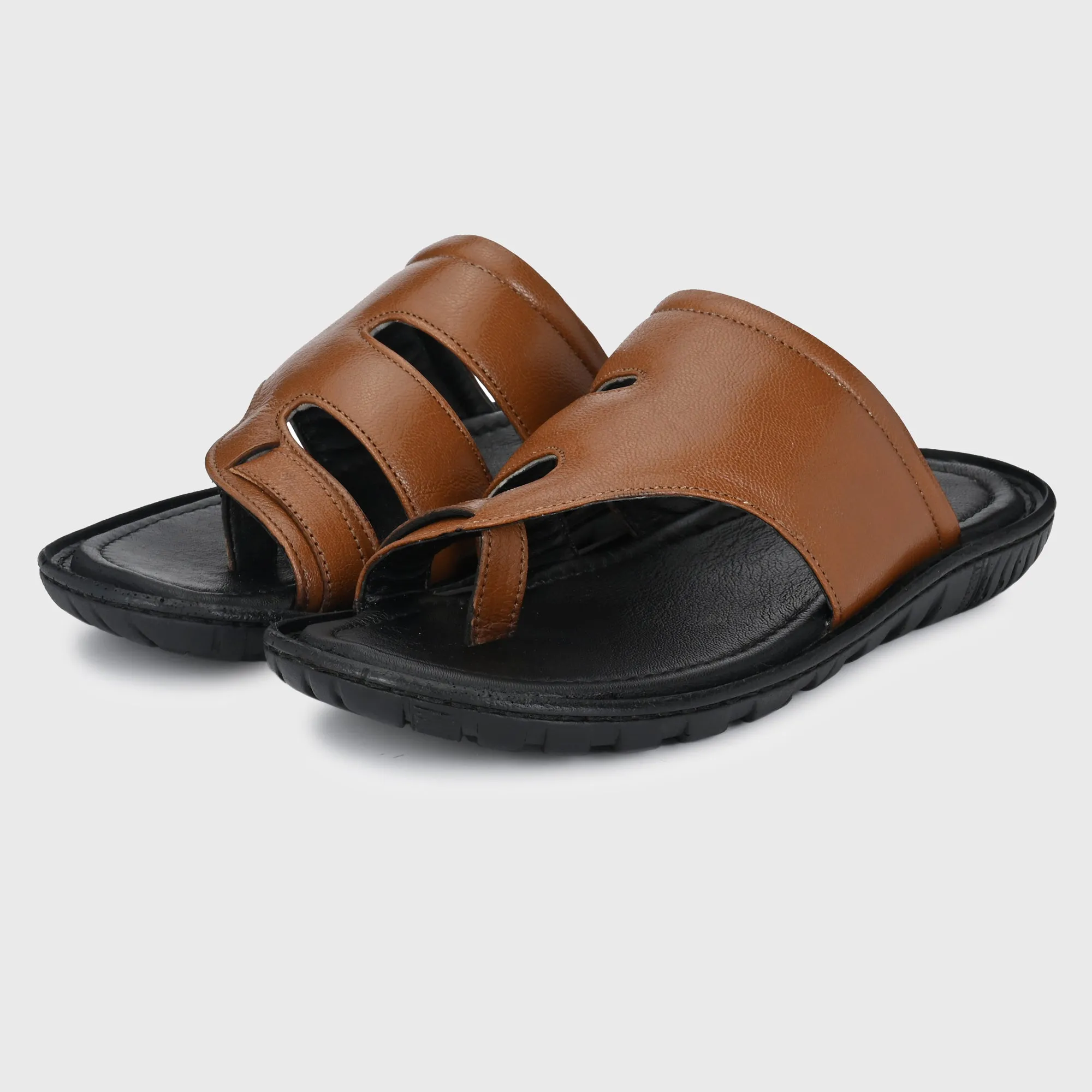 Casual Sophistication Men's Classic Leather Slippers for Men's