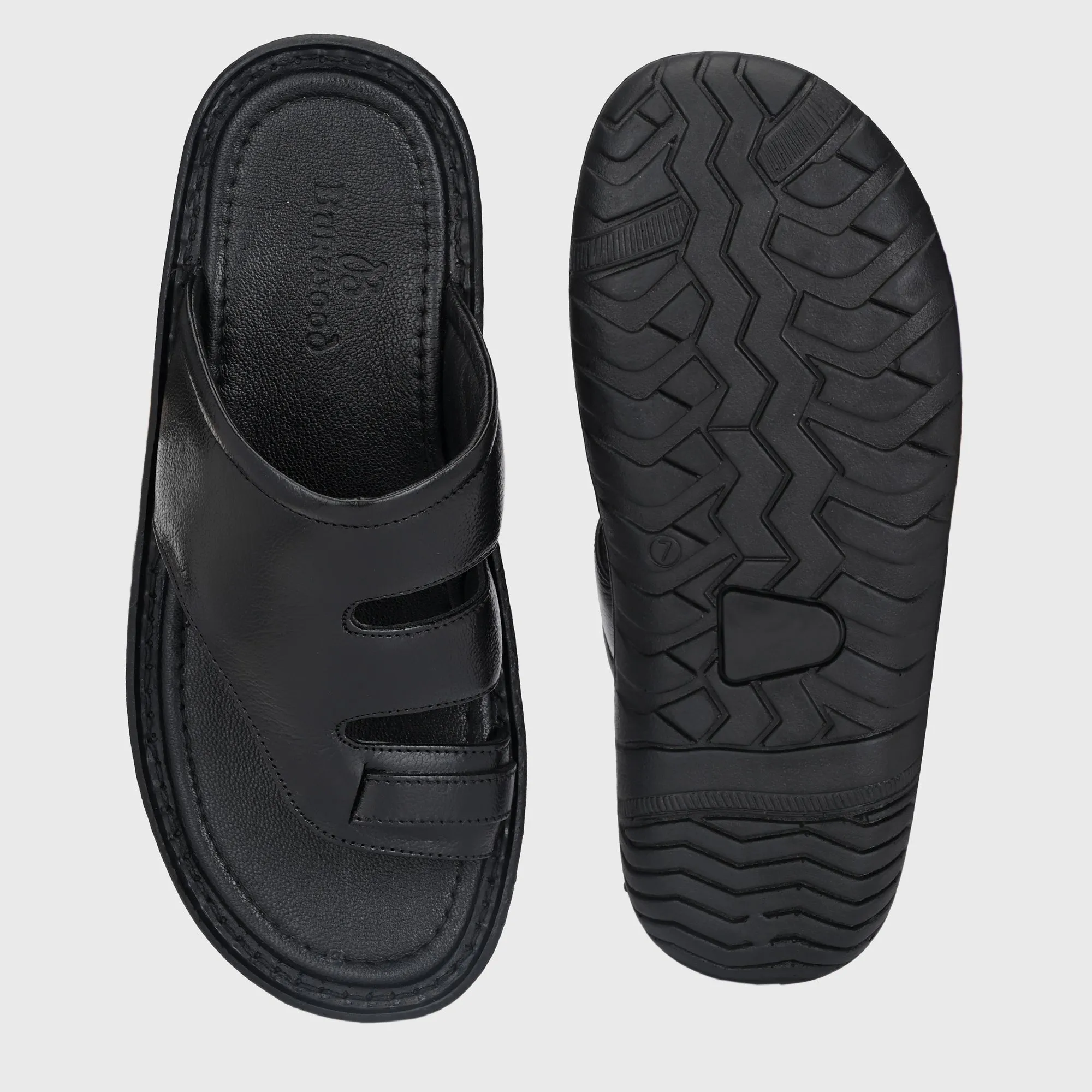 Casual Sophistication Men's Classic Leather Slippers for Men's