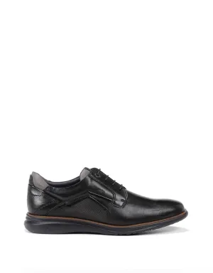 Fluchos Men's Fenix Lace Up Shoes- Habana Negro