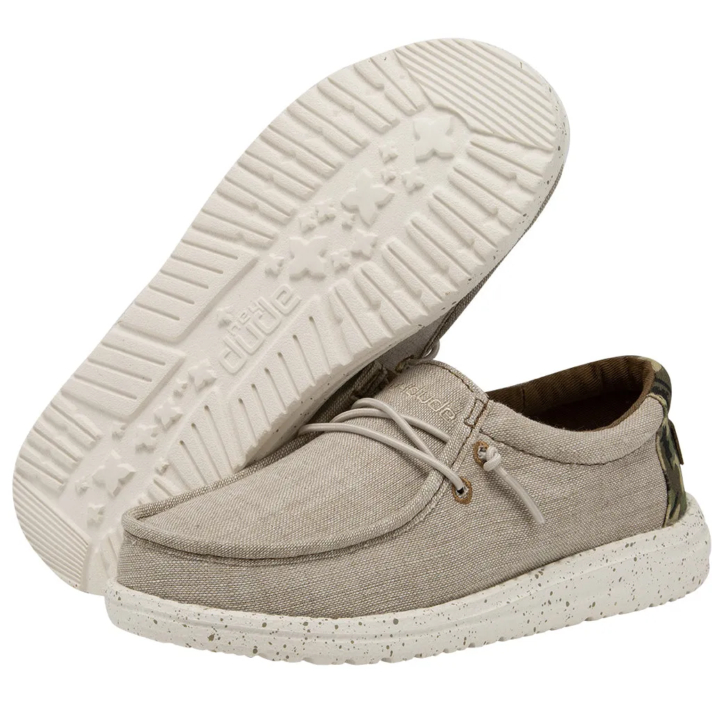 HEY DUDE KID'S WALLY CHAMBRAY CAMODINO- 130131594