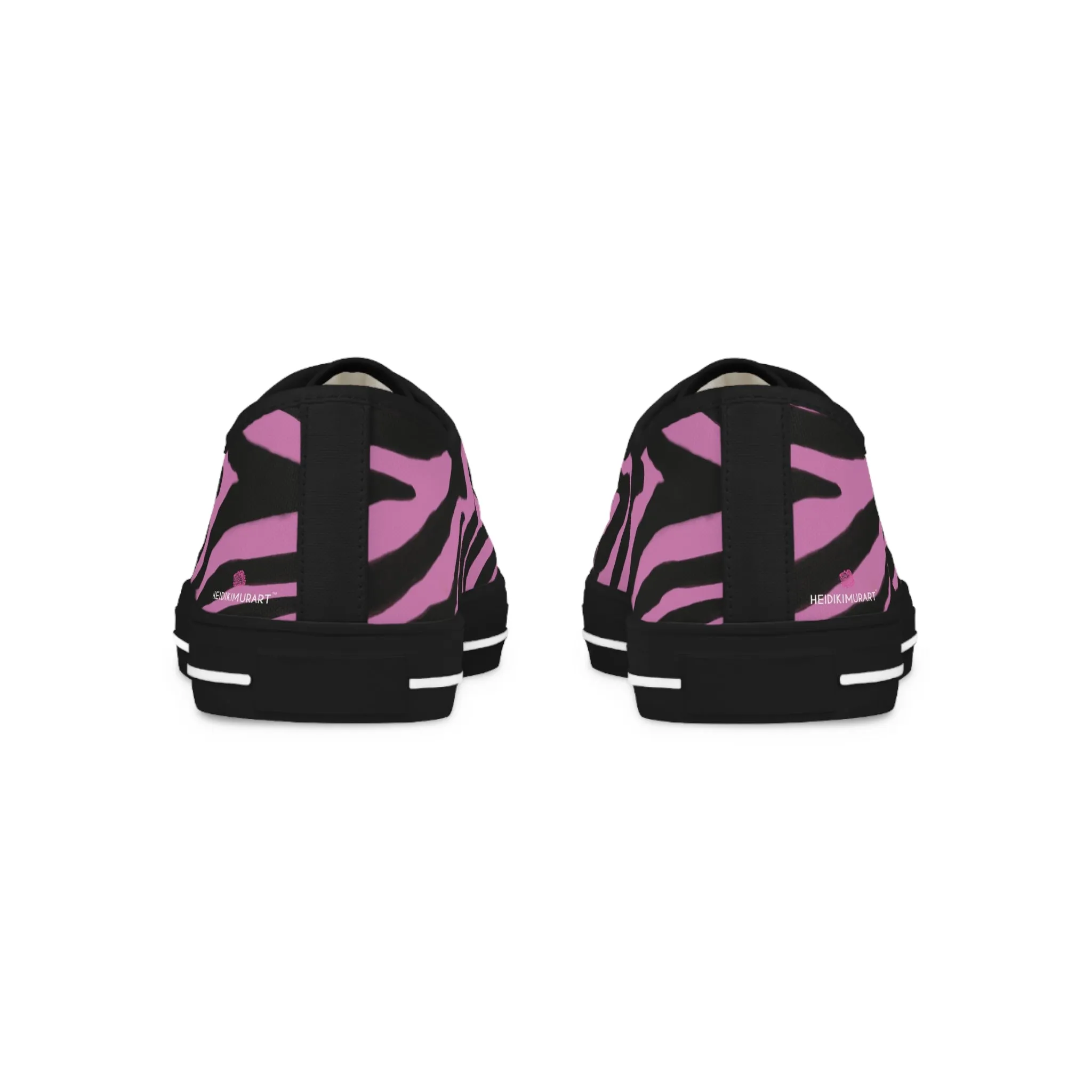 Pink Zebra Print Men's Sneakers, Best Animal Print Low Tops, Best Designer Men's Low Top Sneakers (US Size: 5-14)