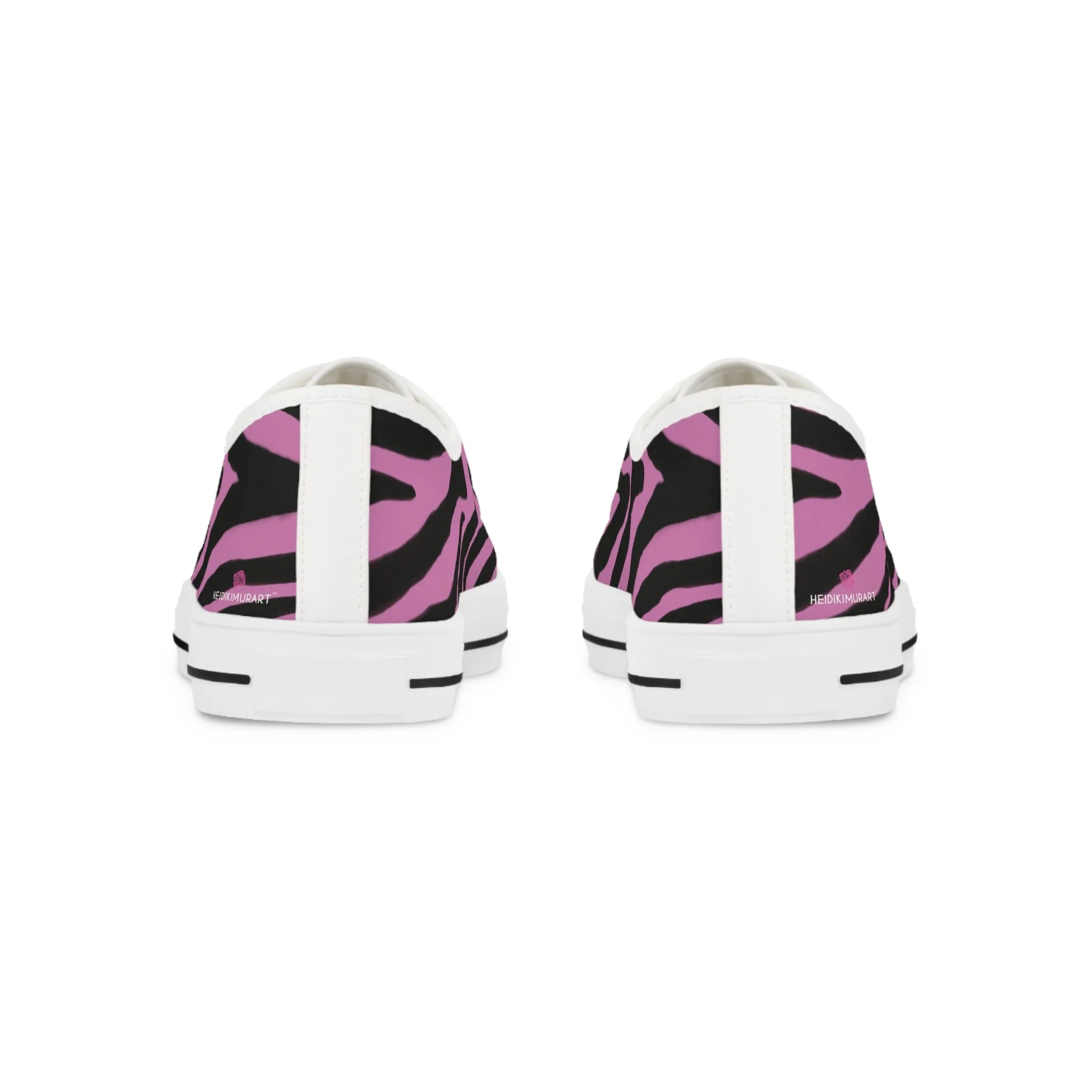 Pink Zebra Print Men's Sneakers, Best Animal Print Low Tops, Best Designer Men's Low Top Sneakers (US Size: 5-14)