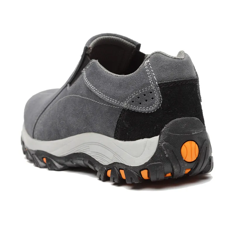 Suede Leather Slip-On Safety Shoes (JB-515)