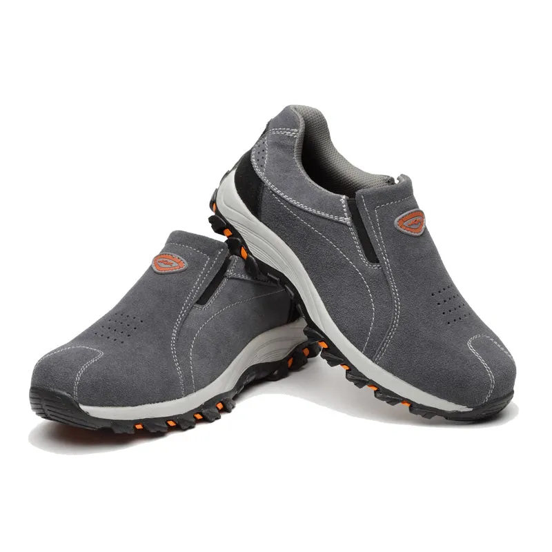 Suede Leather Slip-On Safety Shoes (JB-515)